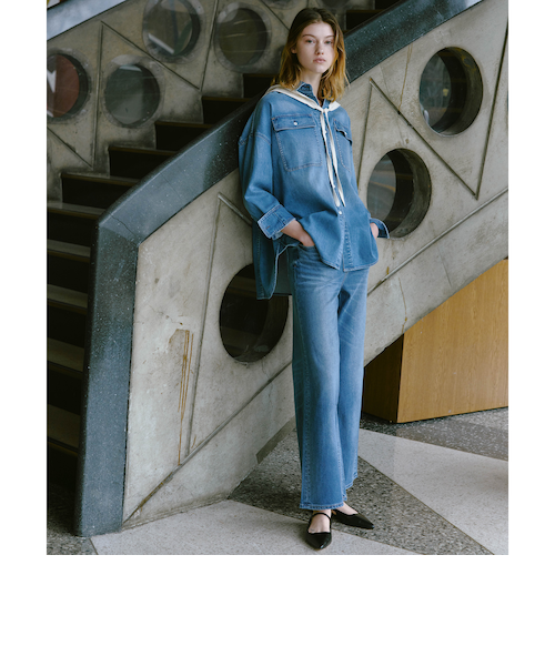 別注】＜HEALTHY DENIM＞Almond デニム シャツ｜グリーンレーベル