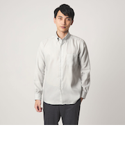 エブリット コットンオックス ソリッド スナップ ボタンダウン シャツ -イージーアイロン-