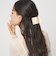 【WEB限定】スクエアマーブル ヘアクリップ