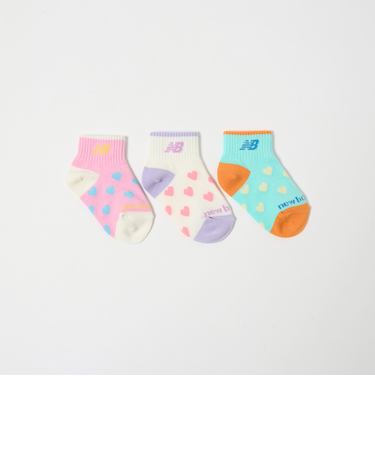 ＜New Balance＞GIRLS ソックス 3P / キッズ 13cm-19cm