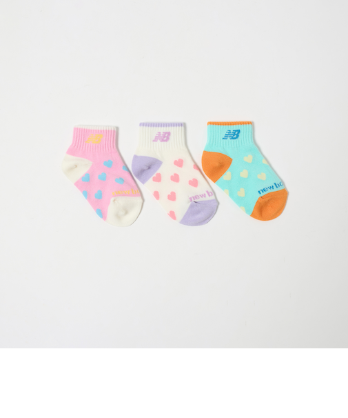 ＜New Balance＞GIRLS ソックス 3P / キッズ 13cm-19cm