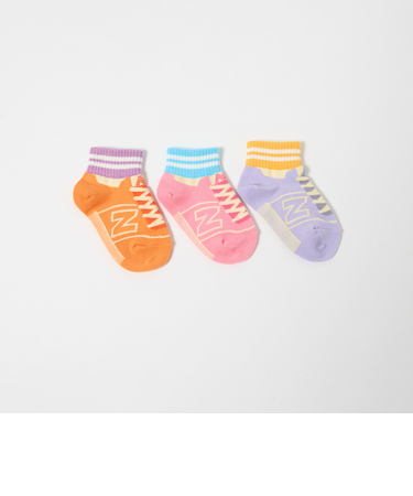 ＜New Balance＞GIRLS ソックス 3P / キッズ 13cm-19cm