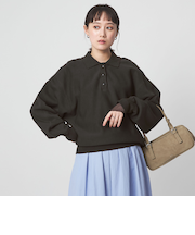 ポロカラー スウェット