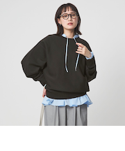 ［size SHORTあり］フォルム クルー スウェット