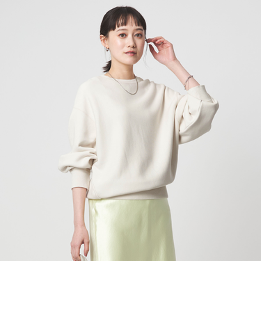 ［size SHORTあり］フォルム クルー スウェット