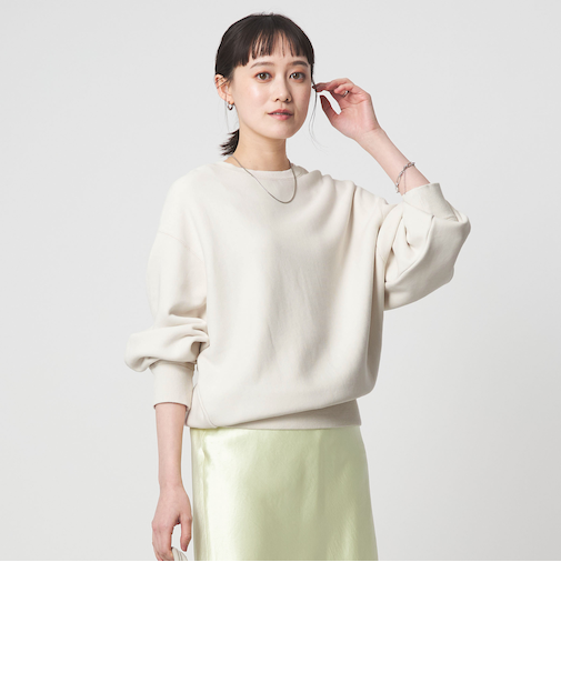 ［size SHORTあり］フォルム クルー スウェット