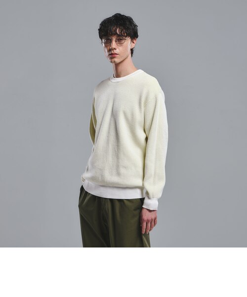 セマンティックデザイン グランジ加工Vネックニット XL セマンティック 