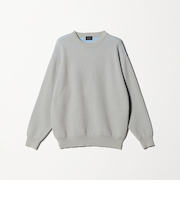 コットン リバー カノコ クルーネック ニット