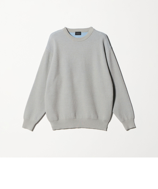 コットン リバー カノコ クルーネック ニット