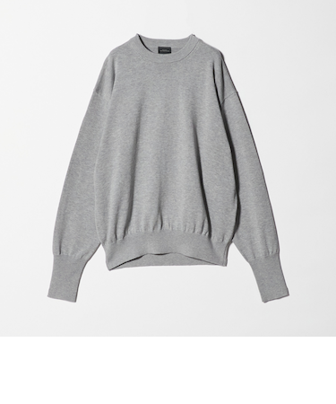 FINE BASIC アメリカンシーアイランドコットン クルーネック ニット