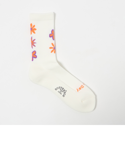 【別注】＜ROSTER SOX＞GLR フラワー ソックス
