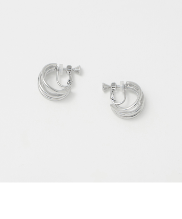 ラインミックス フープイヤリング