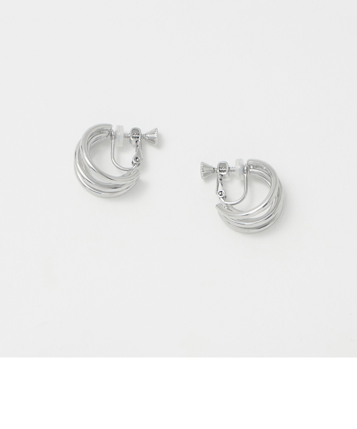 ラインミックス フープイヤリング