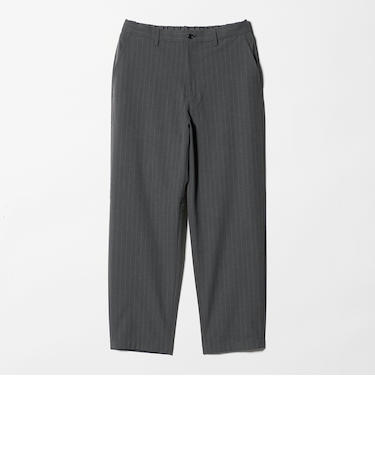 ストライプ ワイド ユーティリティパンツ W2 イージーパンツ -ストレッチ-