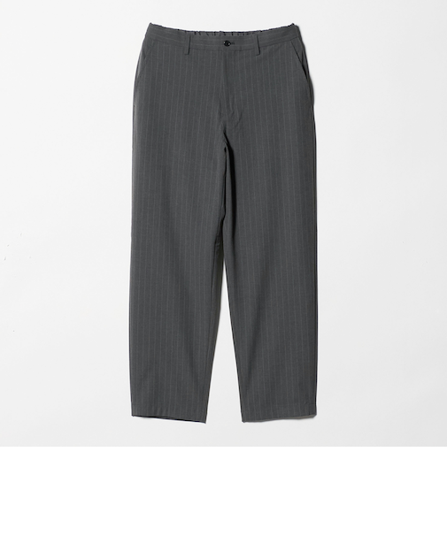 ストライプ ワイド ユーティリティパンツ W2 イージーパンツ -ストレッチ-