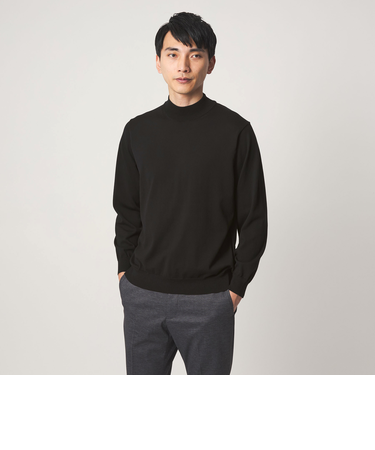 MTB コットン ハイゲージ モックネック ニット