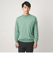 MTB コットン ハイゲージ モックネック ニット