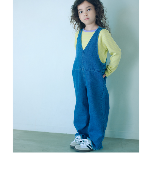 デニム サロペット / キッズ  100cm-160cm