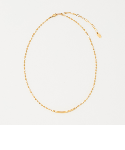 バー ボールチェーン ネックレス