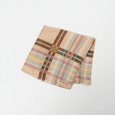 ＜Bleck＞チェック ポケットチーフ