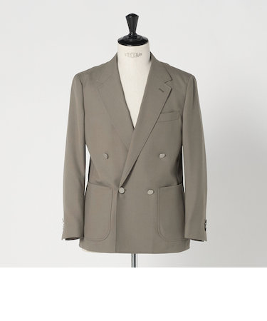 TW トロピカル ダブルブレスト 4B ブレザー ジャケット