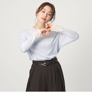 ソデ チュール プルオーバー カットソー