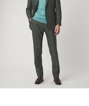 VITALE BARBERIS CANONICO ラスティック 無地 CLS 1プリーツ スーツパンツ セットアップパンツ