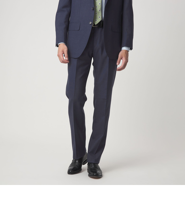 VITALE BARBERIS CANONICO ラスティック 無地 CLS 1プリーツ スーツパンツ セットアップパンツ