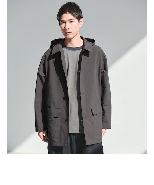 BARBOUR バブアー SHIPS別注 ボーダー パッカブルナイロンコート セール】BARBOUR: 別注 パッカブル ナイロン BORDER(ボーダー)（ステン