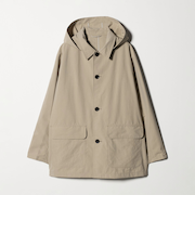 DICROS ミドル フード ステンカラー コート -撥水-