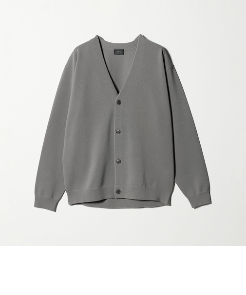 ポリエステル リンクス Vネック カーディガン