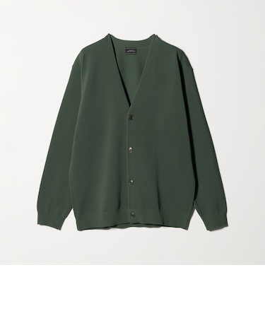 ポリエステル リンクス Vネック カーディガン