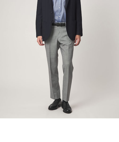 TW メランジ トロピカル スタンダード スラックス -ウォッシャブル・ストレッチ・ウエストアジャスター-