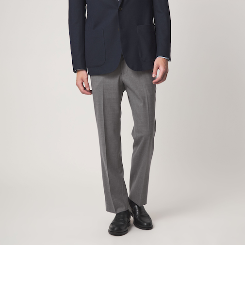 TW メランジ トロピカル スタンダード スラックス -ウォッシャブル・ストレッチ・ウエストアジャスター-