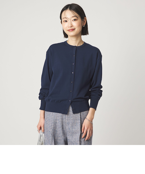 ＜1_OF MINE＞クルーネック ニット カーディガン