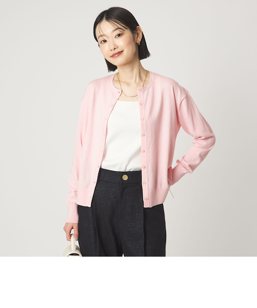 ＜1_OF MINE＞クルーネック ニット カーディガン