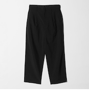 ナイロンオックス 1プリーツ W3 ワイドパンツ -撥水-