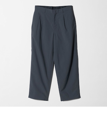 ナイロンオックス 1プリーツ W3 ワイドパンツ -撥水-