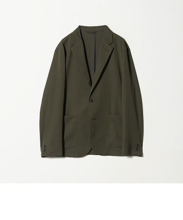 DICROS ポリエステル ツイル リラックス ジャケット -ストレッチ・撥水-