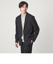 DICROS ポリエステル ツイル リラックス ジャケット -ストレッチ・撥水-