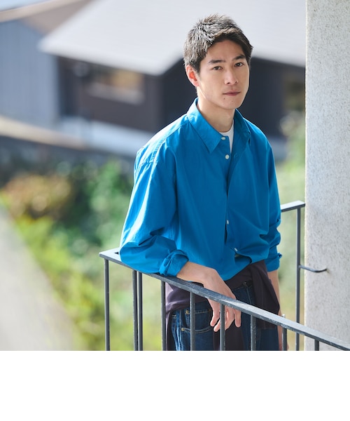 120/2 ブロード レギュラーカラー シャツ｜グリーンレーベル