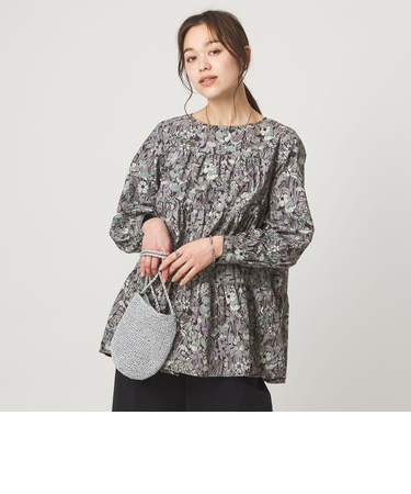 LIBERTY ティアード ブラウス