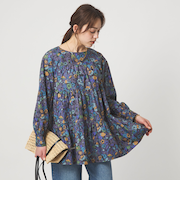 LIBERTY ティアード ブラウス