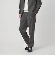 DICROS ポリエステル ツイル 1プリーツ W2 ユーティリティパンツ -ストレッチ・撥水-