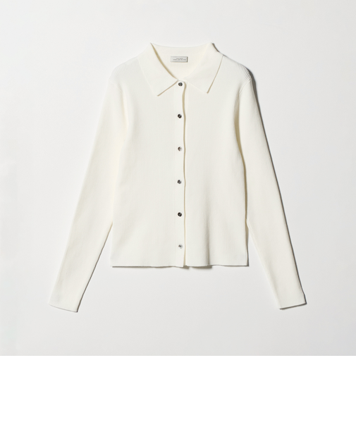 ＜1_OF MINE＞エリツキ リブ ニット