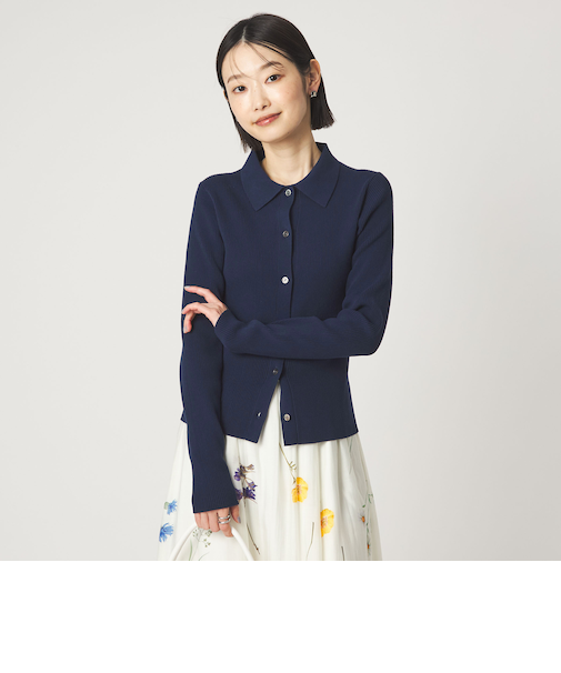 ＜1_OF MINE＞エリツキ リブ ニット