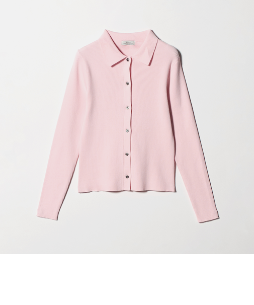 ＜1_OF MINE＞エリツキ リブ ニット