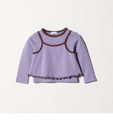 ボーダーTシャツ＋キャミソール セット / キッズ 100cm-130cm