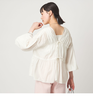 全方位映えギャザーブラウス