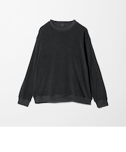 メランジ パイル クルーネック カットソー